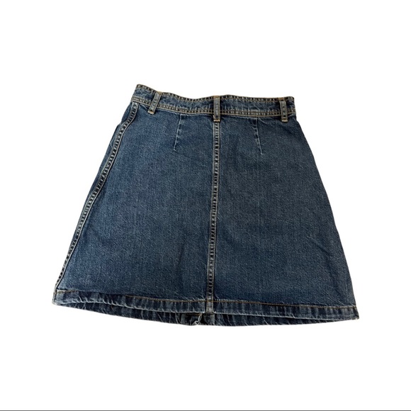 Zara Button Up Mini Denim Skirt - Picture 2 of 3